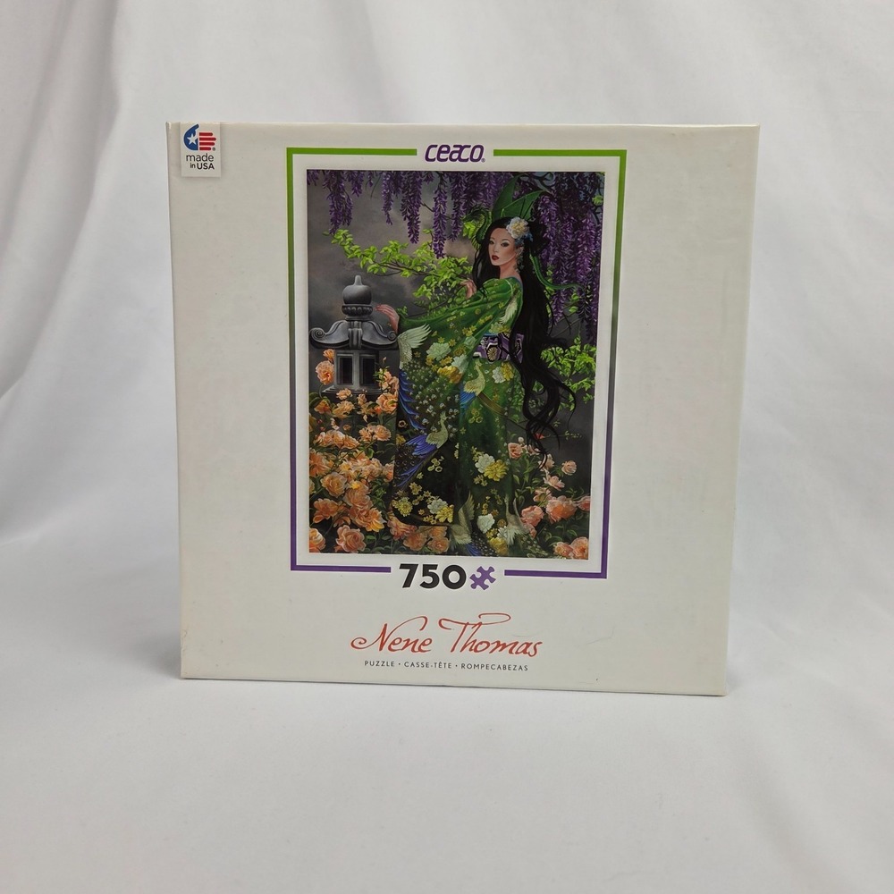 New Sealed Ceaco "Jade" Nene Thomas 750 pc puzzle Fantasy Dragon Queen 18" x 24"